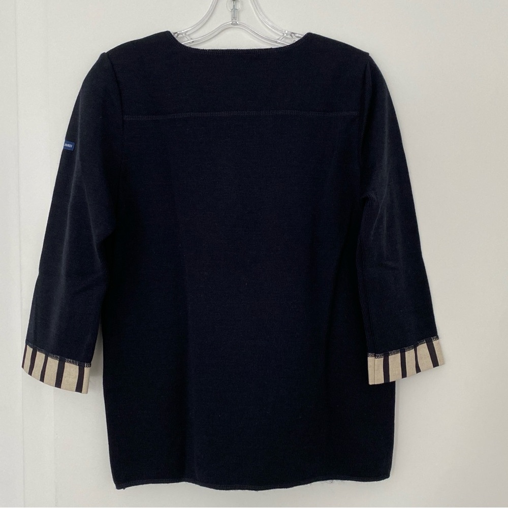 Vintage Saint John Striped Trim Sweater - Picture 5 of 9